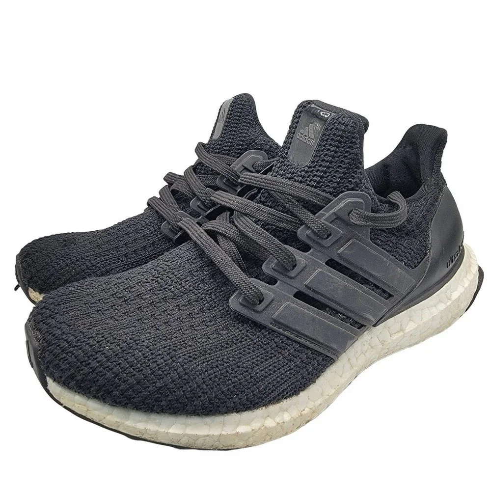 Adidas UltraBoost 4.0 DNA Womens 6 Black Running Shoes Primeblue - FV9123